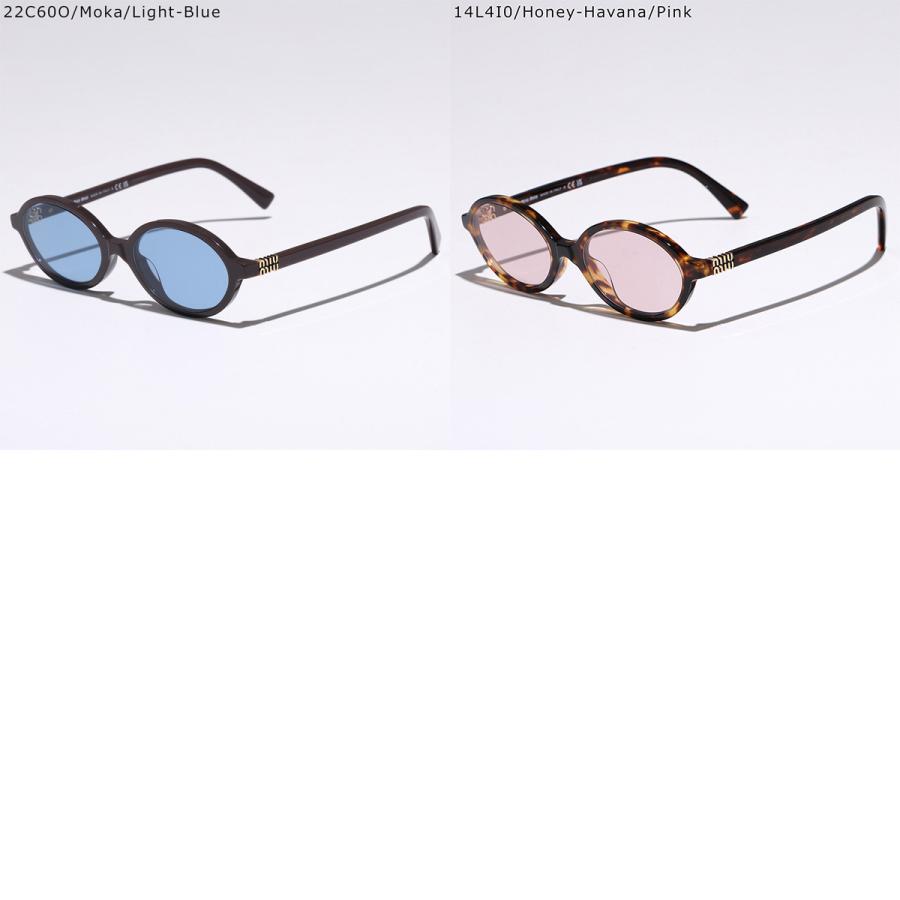 miu miu（ミュウミュウ） サングラス SMU 04Z レディース オーバル