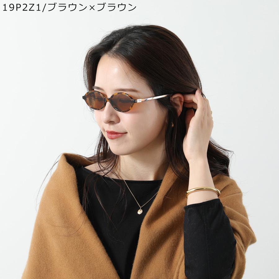 miu miu（ミュウミュウ） サングラス SMU 04Z レディース オーバル