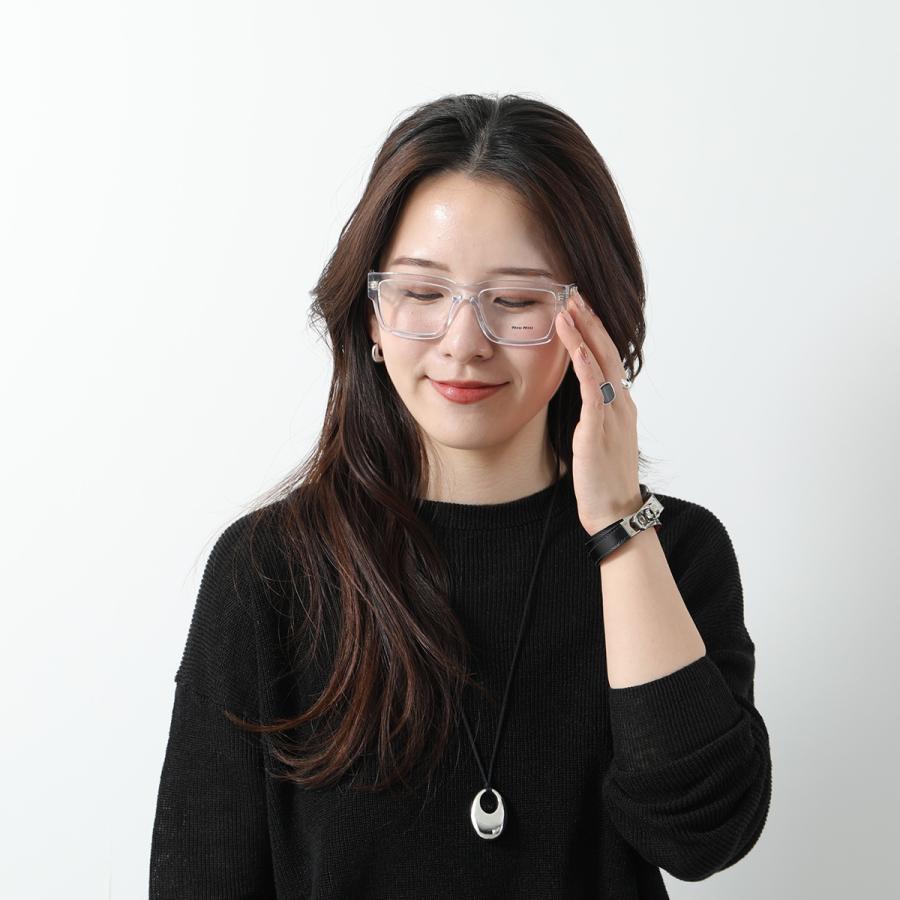 miu miu（ミュウミュウ） メガネ VMU 02X レディース クリアフレーム