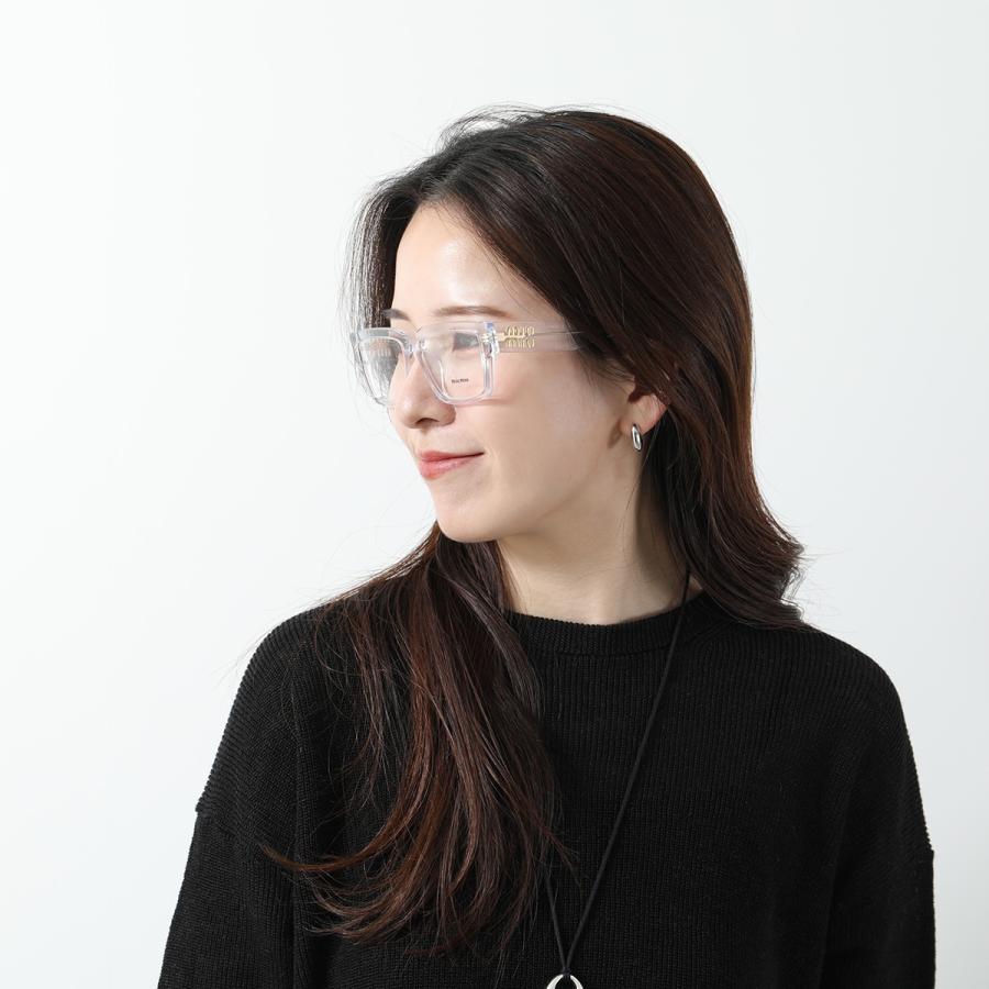 miu miu（ミュウミュウ） メガネ VMU 02X レディース クリアフレーム