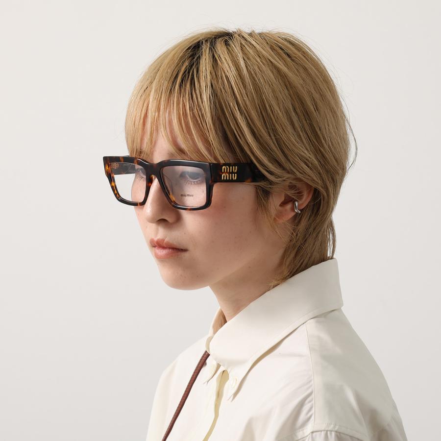 miu miu（ミュウミュウ） メガネ VMU 02X レディース クリアフレーム