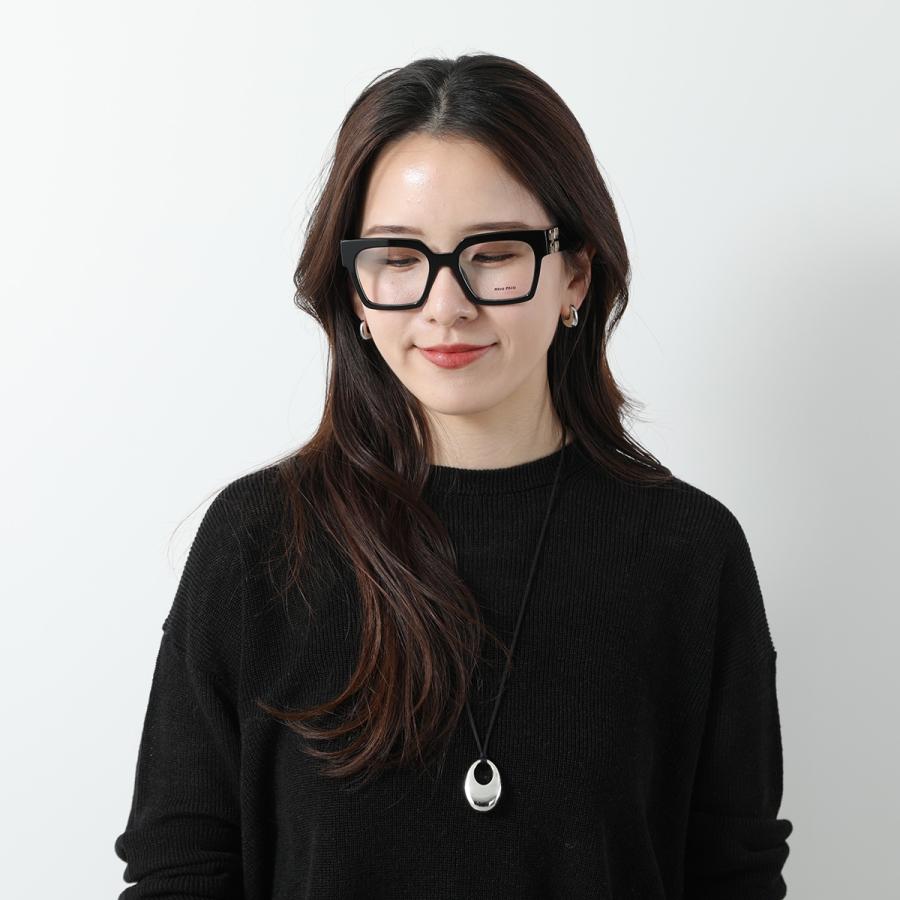 miu MIUMIU ミュウミュウ メガネ VMU 04U レディース メタルロゴ アイ  