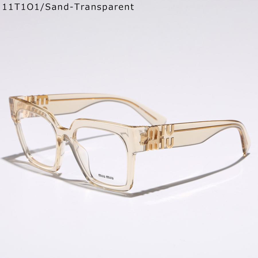 miu miu（ミュウミュウ） メガネ VMU 04U レディース メタルロゴ アイ
