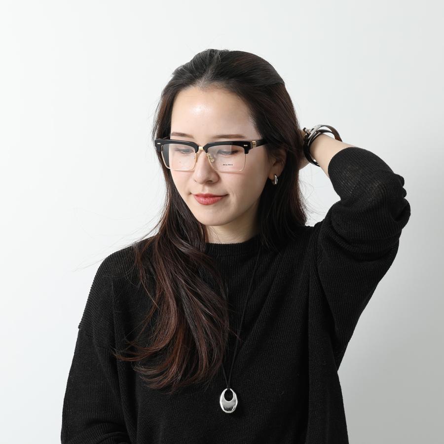 miu MIUMIU ミュウミュウ メガネ 0MU 11XV レディース ハーフリム