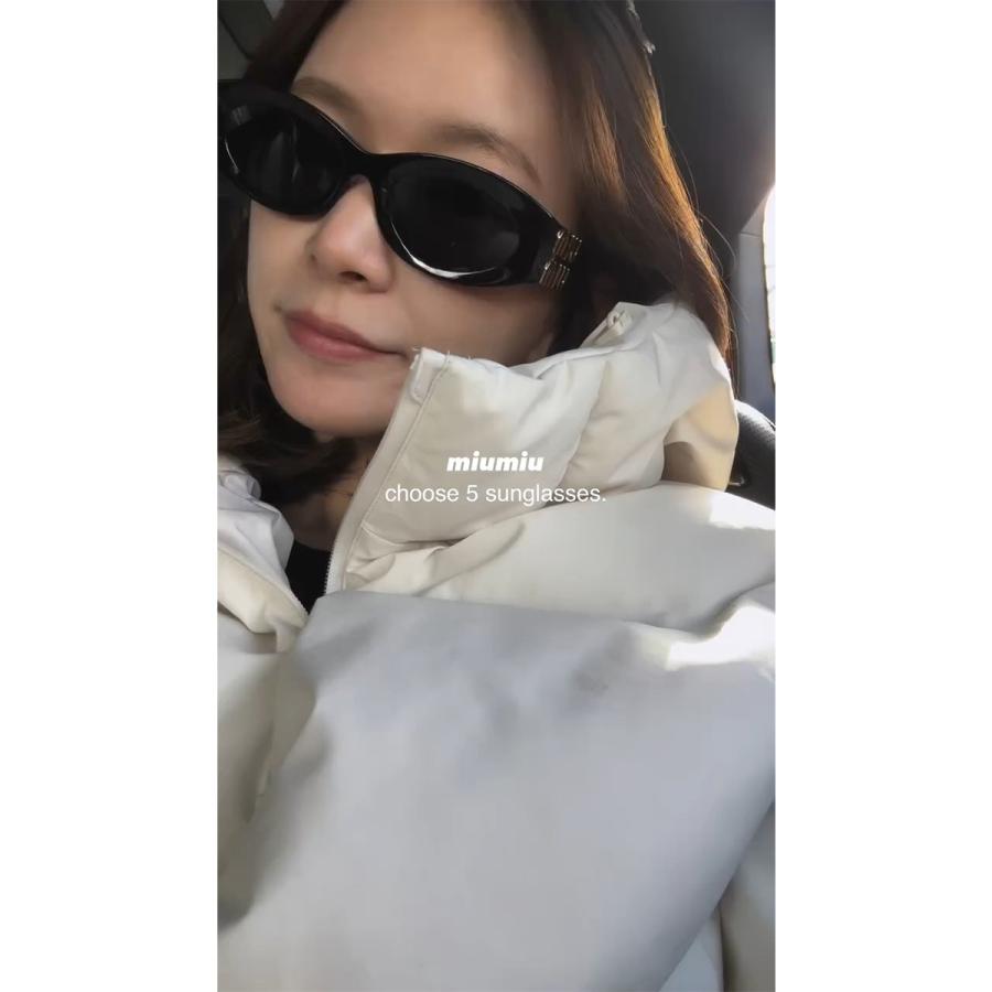 miu miu（ミュウミュウ） サングラス SMU 11W レディース オーバル型