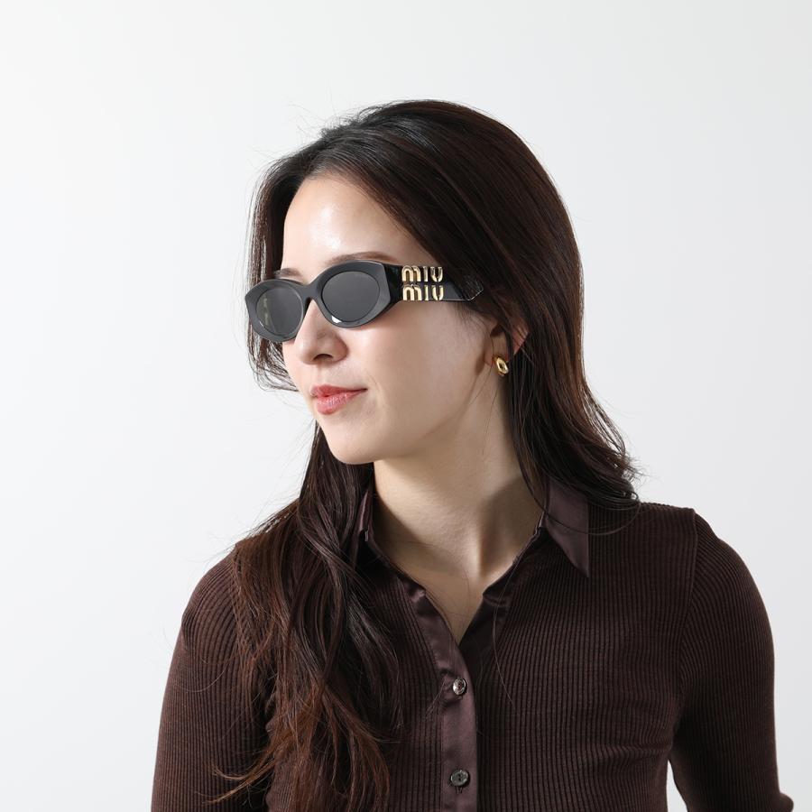 miu miu（ミュウミュウ） サングラス SMU 11W レディース オーバル型