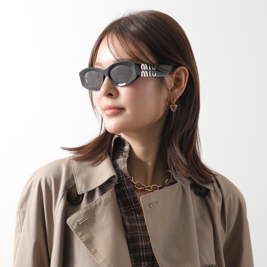 miu miu（ミュウミュウ） サングラス SMU 11W レディース オーバル型