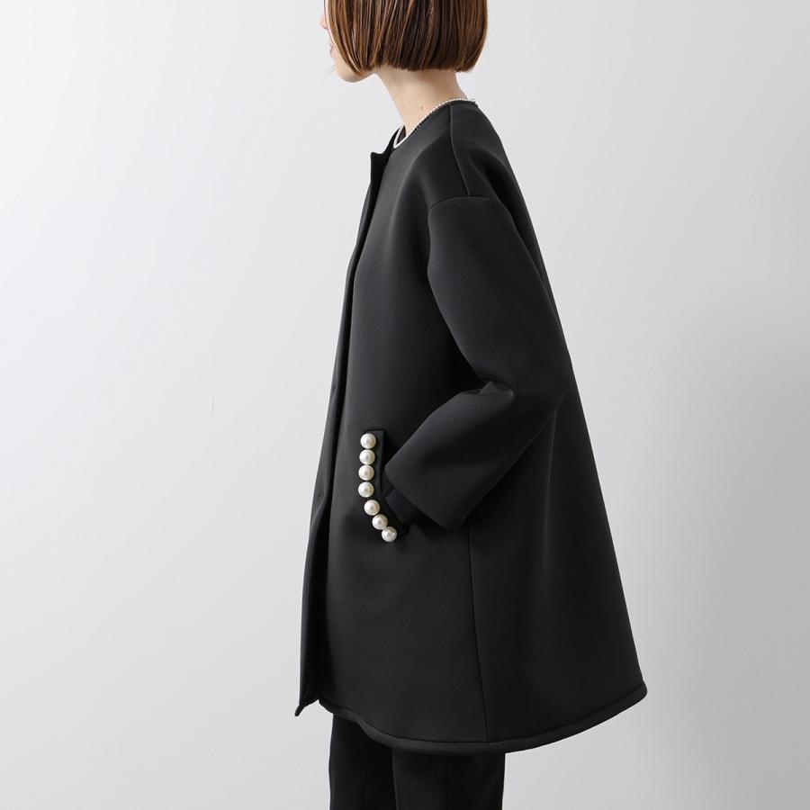 anana（アナナ） ノーカラーコート a79-031 レディース パール付