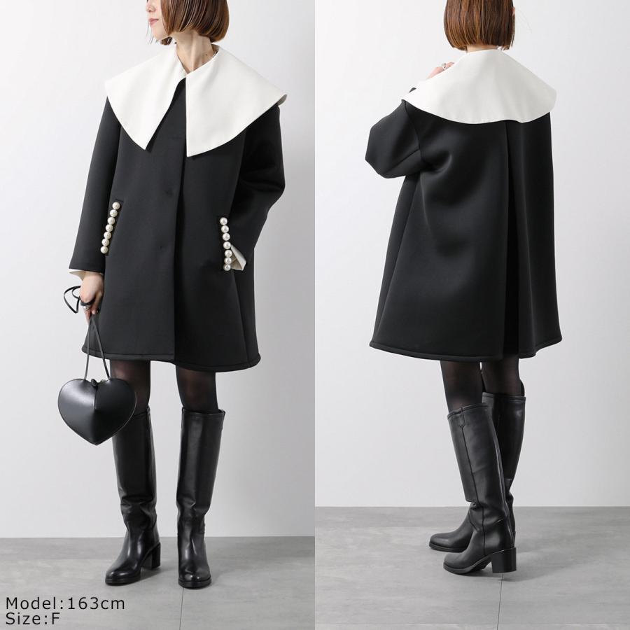 anana（アナナ） ノーカラーコート a79-031 レディース パール付