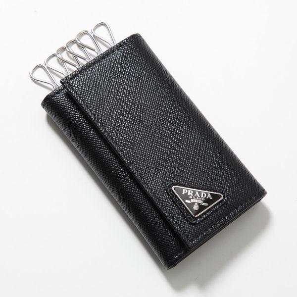 PRADA プラダ キーケース 2PG222 QHH メンズ 6連 サフィアーノ PRADA プラダ キーケース 2PG222 QHH メンズ 6連 サフィアーノ