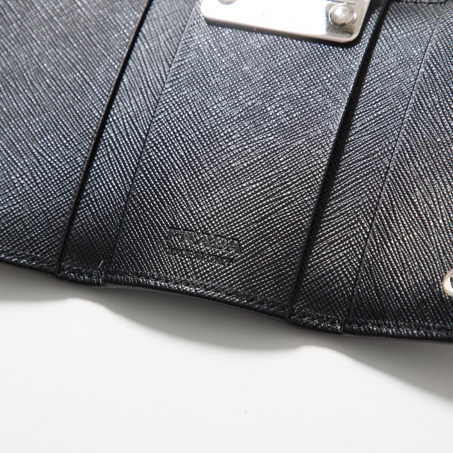 PRADA プラダ キーケース 2PG222 QHH メンズ 6連 サフィアーノ PRADA プラダ キーケース 2PG222 QHH メンズ 6連 サフィアーノ