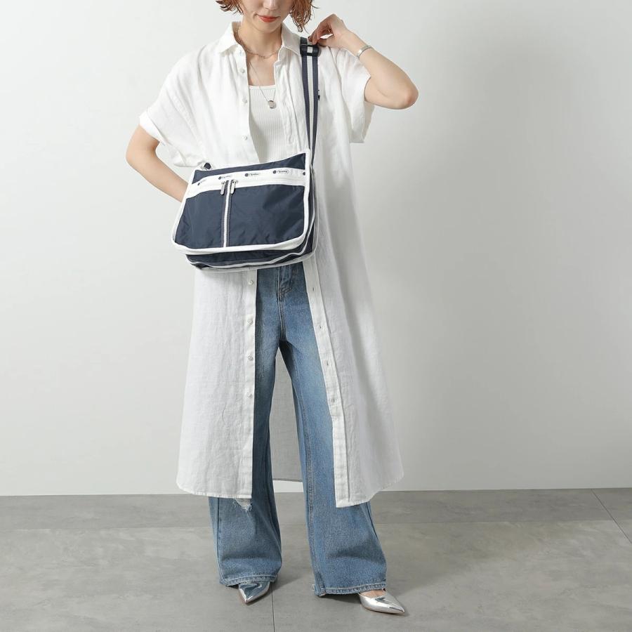 LeSportsac レスポートサック ショルダーバッグ DELUXE EVERYDAY BAG 7507 レディース ナイロン ライン 鞄 カラー3色の画像