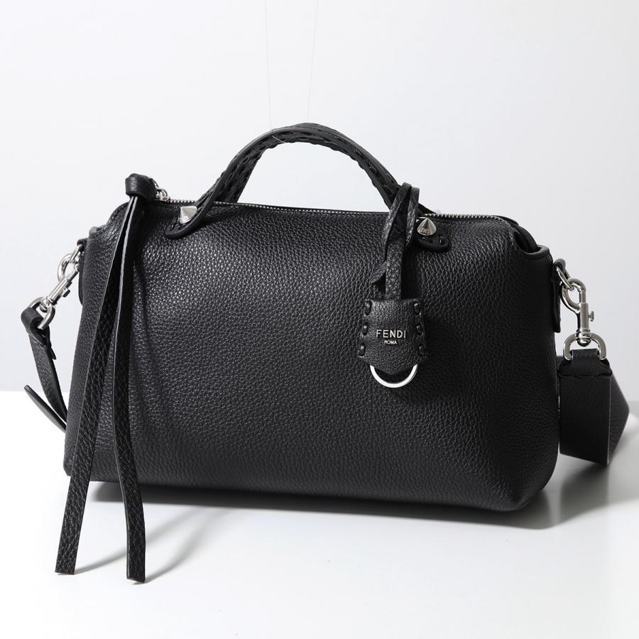 FENDI フェンディ ビジネスバック ハンドバック レザー ブラック フェンディ バッグ ボストン365 8BL152 APZA F0KUR ブラック (FENDI