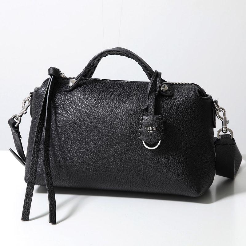 『美品』FENDI(フェンディ)ハンドバッグ レザー ブラック FENDI（フェンディ） ショルダーバッグ BY THE WAY MEDIUM バイ ザ