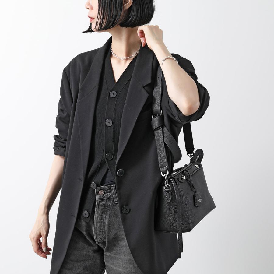 FENDI フェンディ 黒レザーハンドバッグ FENDI（フェンディ） ショルダーバッグ BY THE WAY MEDIUM バイ ザ