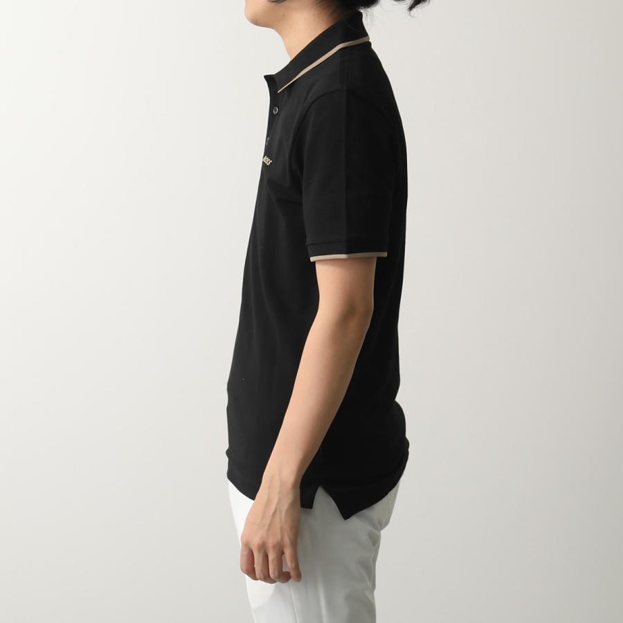 HUGO BOSS ヒューゴボス 半袖 ポロシャツ S ブラック ゴールド HUGO BOSS（ヒューゴ・ボス） ポロシャツ Parlay 190 50494697 メンズ
