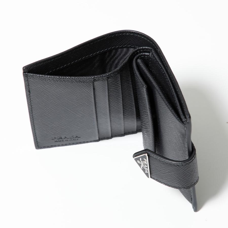 PRADA プラダ 二つ折り財布 2MO008 2DYG メンズ サフィアーノ PRADA プラダ 二つ折り財布 2MO008 2DYG メンズ サフィアーノ