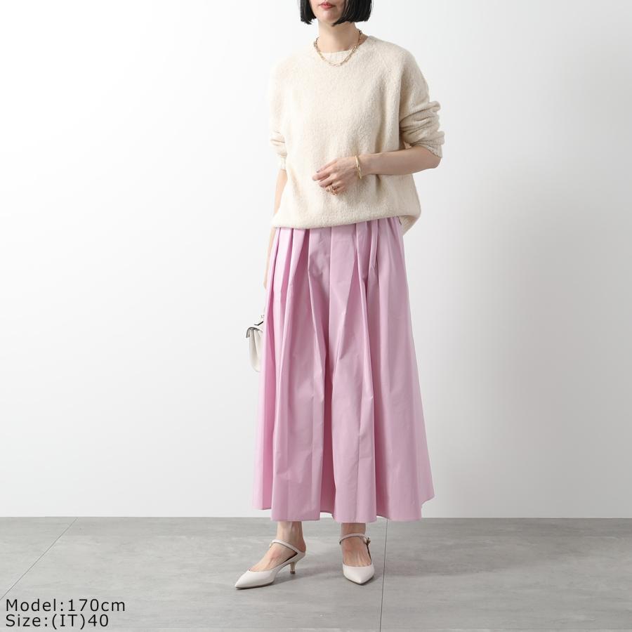 WEEKEND MAX MARA ウィークエンド マックスマーラ ロングスカート CURVATO クルヴァート レディース フレア Aライン プリーツ カラー2色の画像