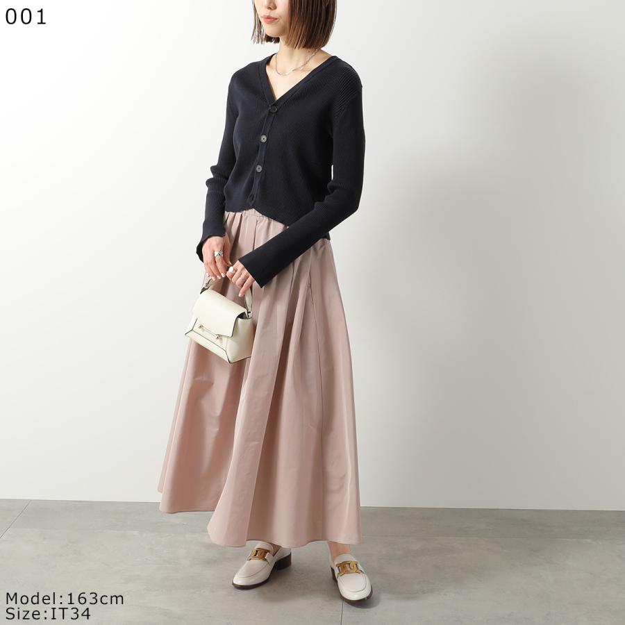 WEEKEND MAX MARA ウィークエンド マックスマーラ ロングスカート CURVATO クルヴァート レディース フレア Aライン プリーツ カラー2色の画像