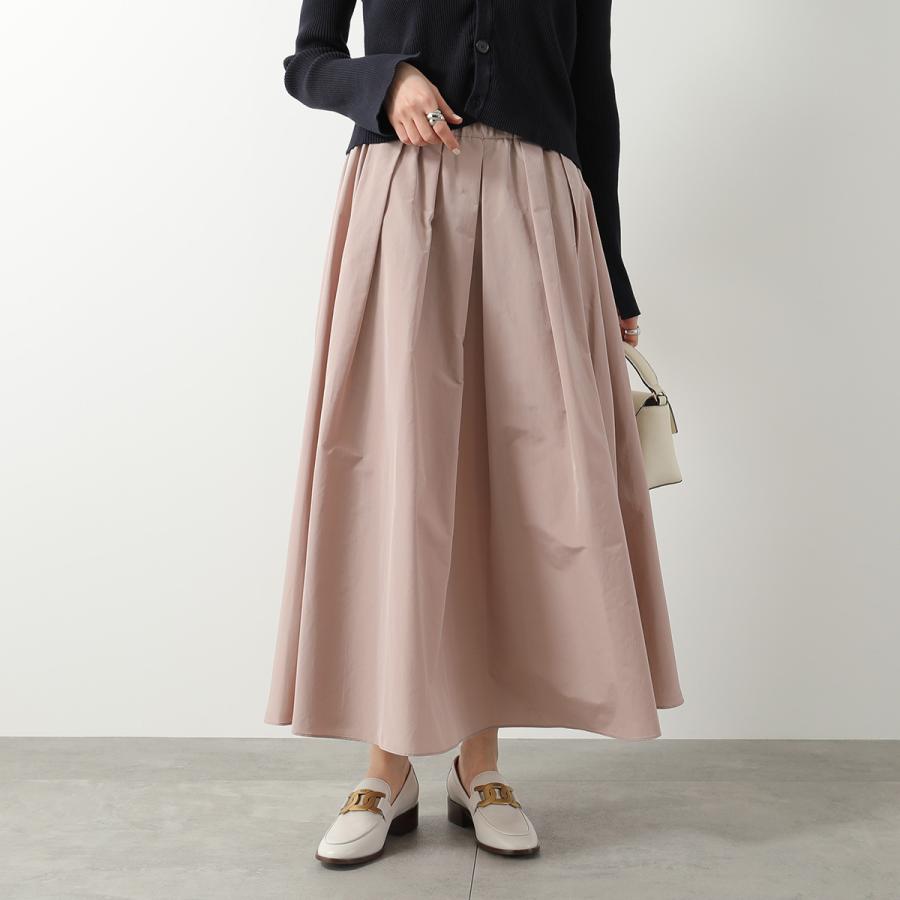 WEEKEND MAX MARA ウィークエンド マックスマーラ ロングスカート CURVATO クルヴァート レディース フレア Aライン プリーツ カラー2色の画像
