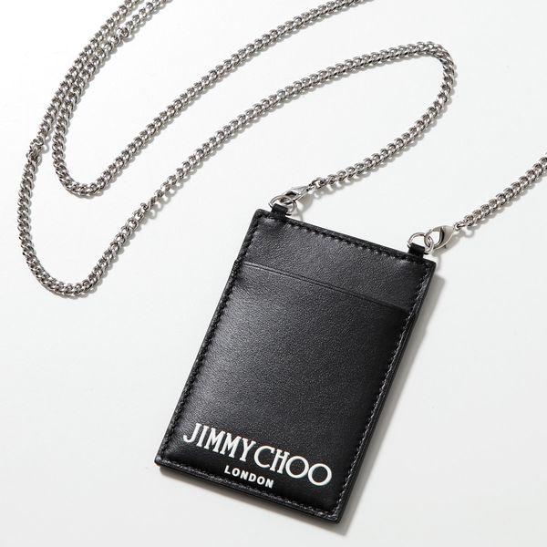 JIMMY CHOO（ジミーチュウ） カードケース CARD HOLEDER W CHAIN ANR