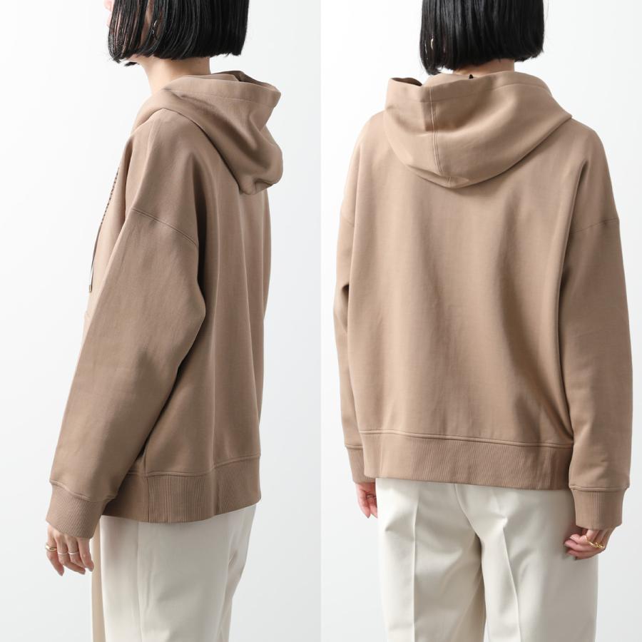 S MAX MARA エス マックスマーラ パーカー JOUR ジュール レディース ジップアップ 長袖 フーディ コットンブレンド ロゴ カラー7色の画像