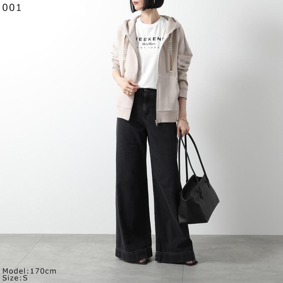 S MAX MARA エス マックスマーラ パーカー JOUR ジュール レディース ジップアップ 長袖 フーディ コットンブレンド ロゴ カラー7色の画像