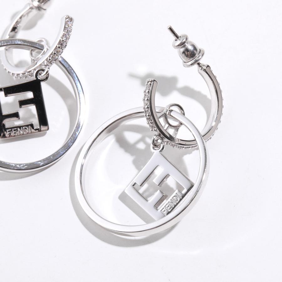 FENDI ピアス(片耳のみ) FENDI（フェンディ） フープピアス 8AK343 A44G レディース FFロゴ