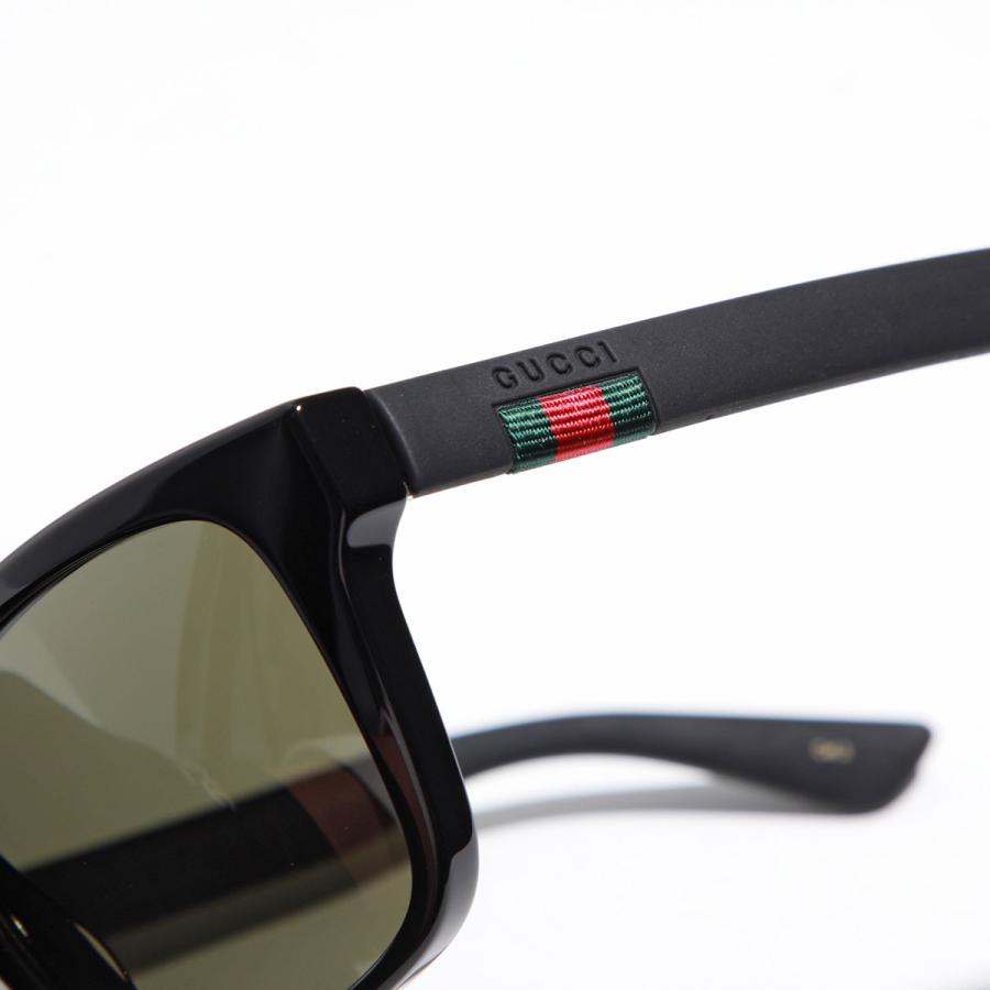 GUCCI（グッチ） サングラス GG0008S メンズ スクエア型 ウェリントン