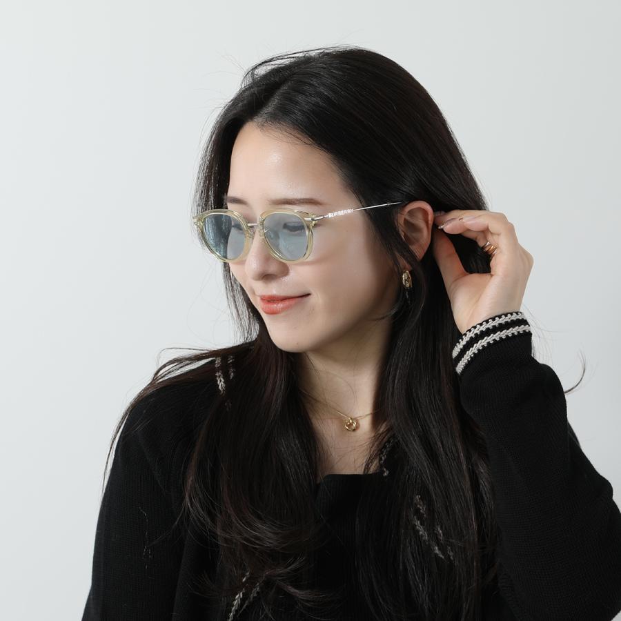 美品　BURBERRY バーバリー　サングラス　クリアフレーム 美品 BURBERRY バーバリー サングラス クリアフレーム