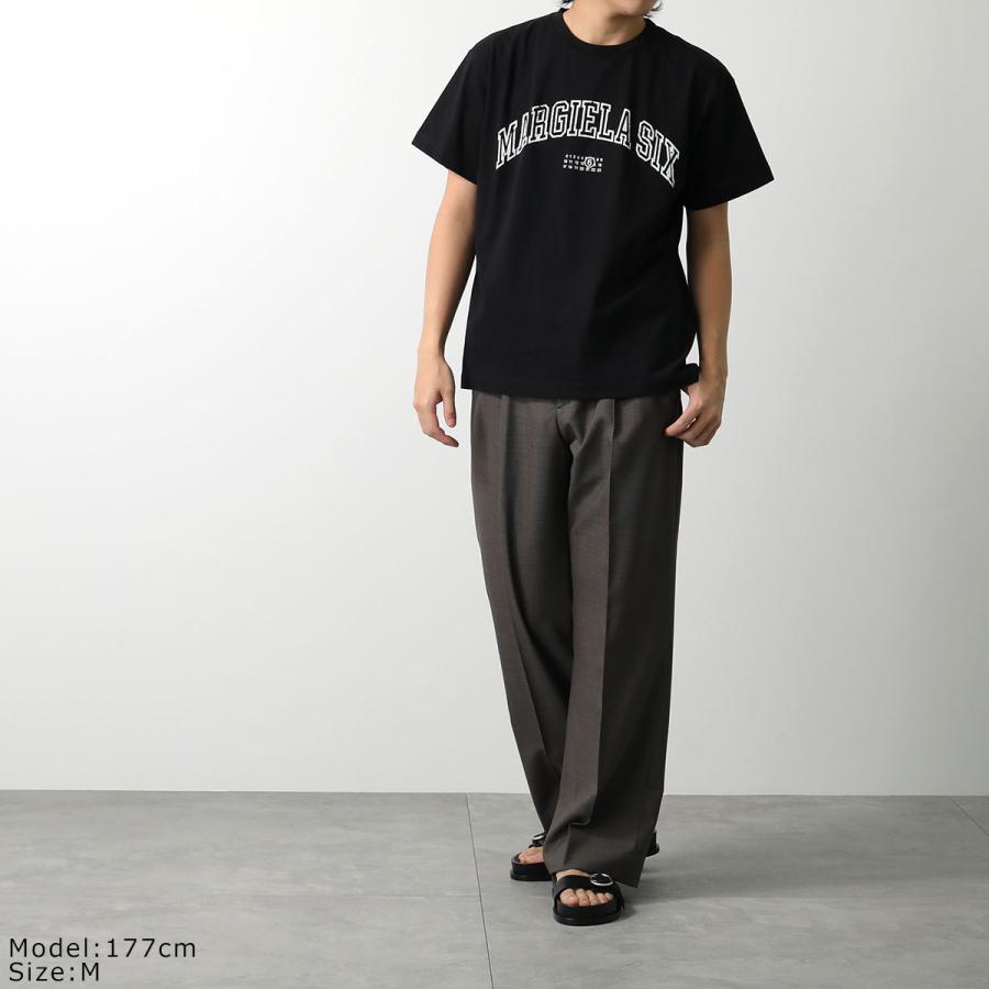 限定価格 MM6 カットソー 黒 S マルジェラ6 楽天市場】エムエム6 MM6 SH0GC0001 STJ391 Tシャツ T-SHIRT メンズ