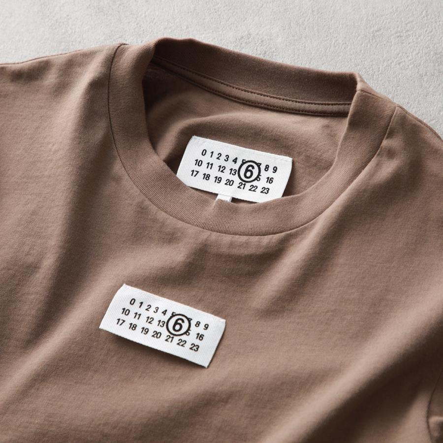 マルジェラ　Tシャツ　ベージュ　52 MM6 エムエムシックス メゾンマルジェラ Tシャツ S52GC0326 S24312