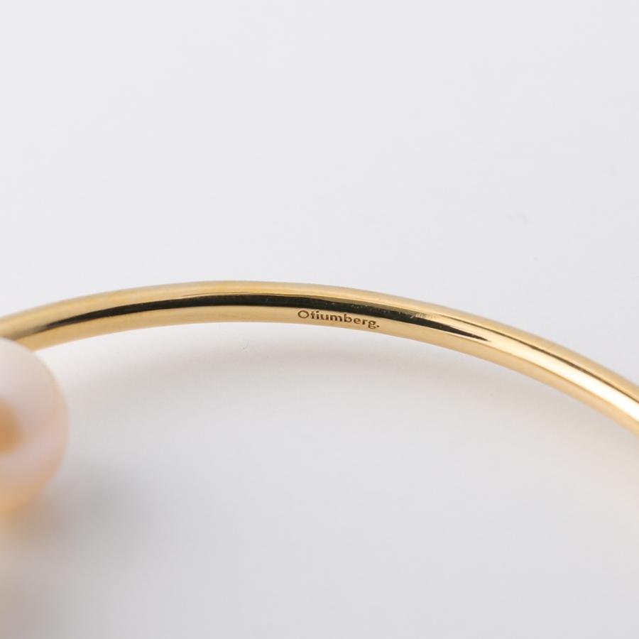 Otiumberg オティウムバーグ フープピアス Large Trio Pearl Hoops OEY24S-3075 レディース パール silver925 14Kゴールドヴェルメイユ ゴールドの画像