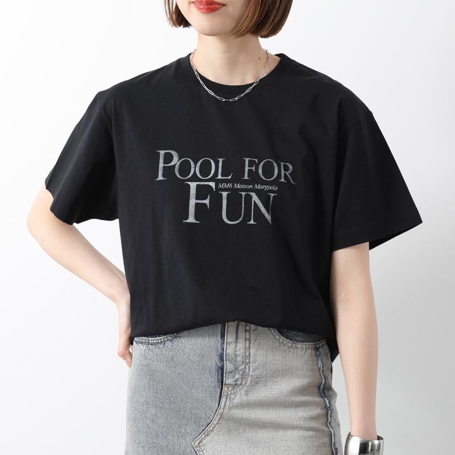 美品！MM6 Maison Margielaメゾンマルジェラ ロゴ 半袖Tシャツ MM6 エムエムシックス メゾンマルジェラ Tシャツ SH0GC0044 S24312
