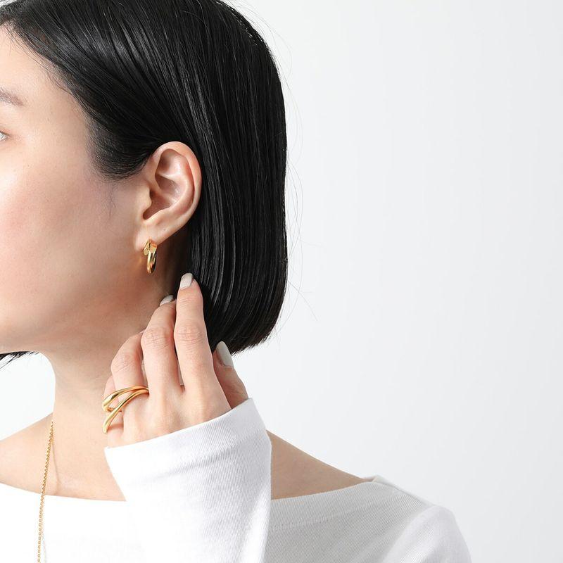 Charlotte Chesnais シャルロットシェネ フープピアス Creoles Biseau