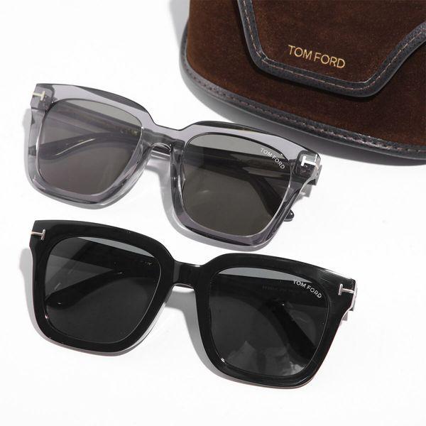 TOMFORD オーバル型サングラス ブラック　グレー　トムフォード TOM FORD EYEWEAR - FT1051-K-5620E / サングラス / アジアンフィット