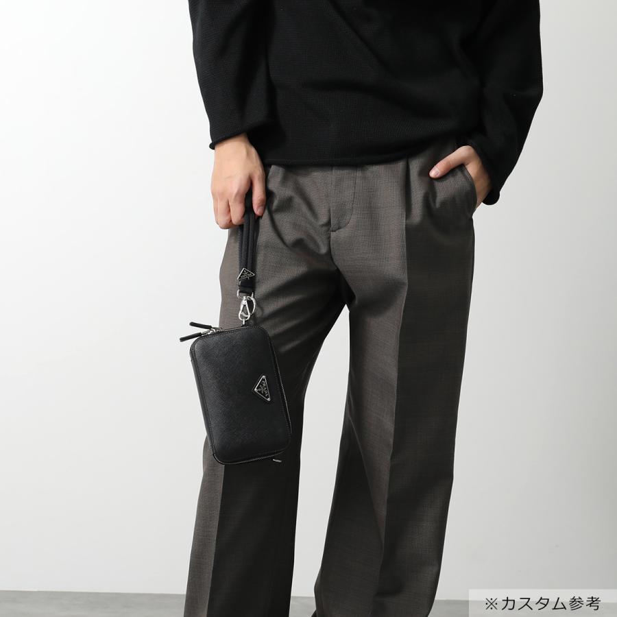 PRADA（プラダ） キーリング 2PT011 2DMN メンズ キーフック メタル