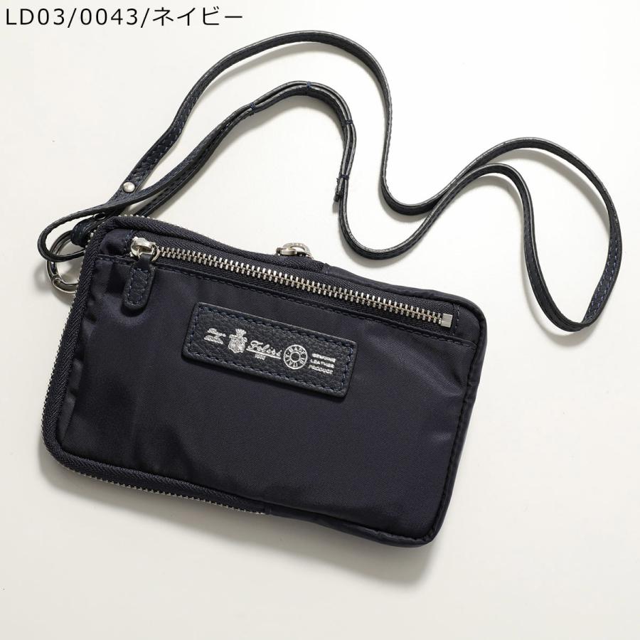 フェリージ／Felisi バッグ ショルダーバッグ 鞄 レディース 女性 女性用 ナイロン レザー 革 本革 ネイビー 紺  03-58/2 肩掛け ワンショルダーバッグ Felisi（フェリージ） フォンケース 1130/2-DS レディース ナイロン