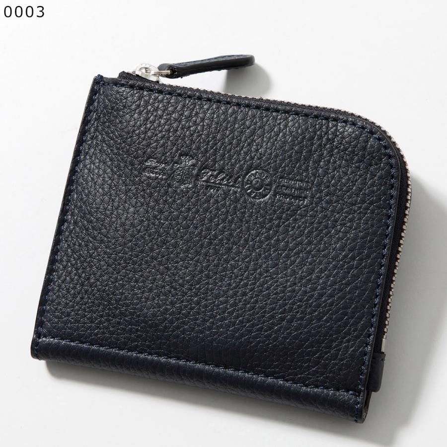 Felisi フェリージ 二つ折り財布 1115/1/LD メンズ レザー ミニ財布 小銭入れあり ミニ ウォレット ロゴの画像