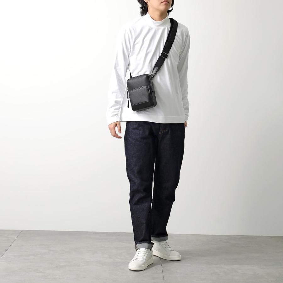 美品 現行 ダンヒル ショルダーバッグ ノースサウス レザー 斜め掛け ブラック ダンヒル dunhill ショルダーバッグ 1893 ハーネス ノースサウス