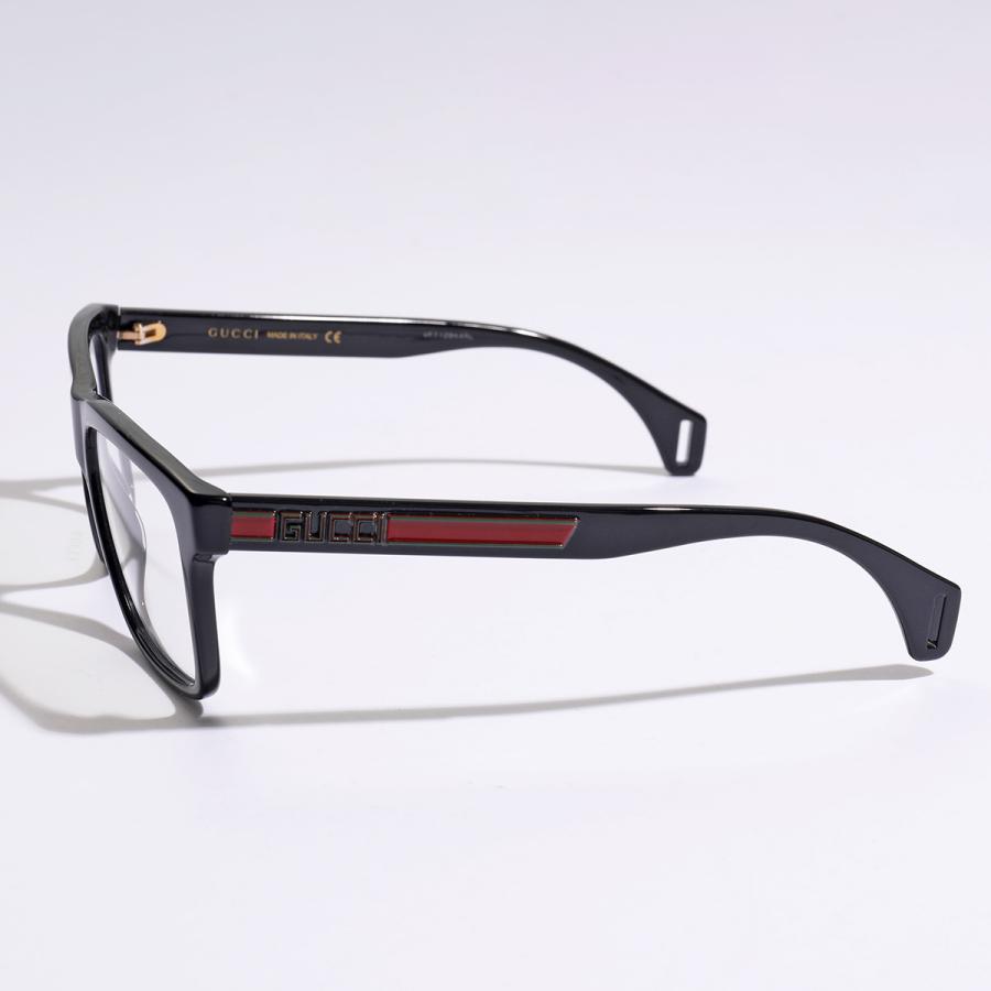 GUCCI（グッチ） メガネ GG0464O レディース ウェリントン型 黒縁