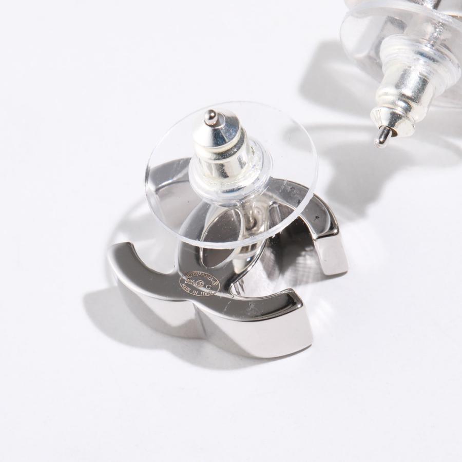 CHANEL シャネル ピアス ABE835 B15391 レディース ココマーク CCロゴ メタル ラインストーン スタッド アクセサリー NADCWの画像