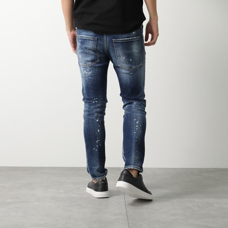 DSQUARED2 ディースクエアード ジーンズ SKATER JEAN スケーター S74LB1660 S30664 メンズ デニムパンツ ストレッチ スリム 470の画像