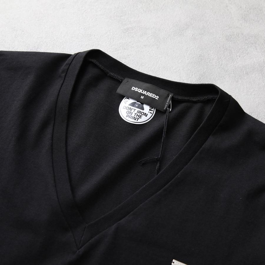 DSQUARED2（ディースクエアード） 半袖 Tシャツ V-neck T-shirt