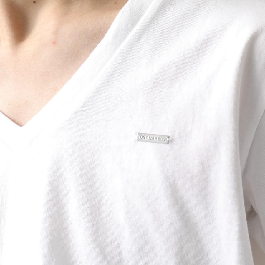 DSQUARED2（ディースクエアード） 半袖 Tシャツ V-neck T-shirt 