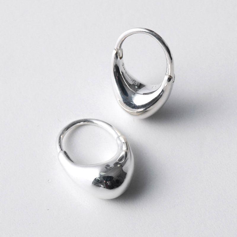 Otiumberg オティウムバーグ フープピアス Silver Small Roscida Drop