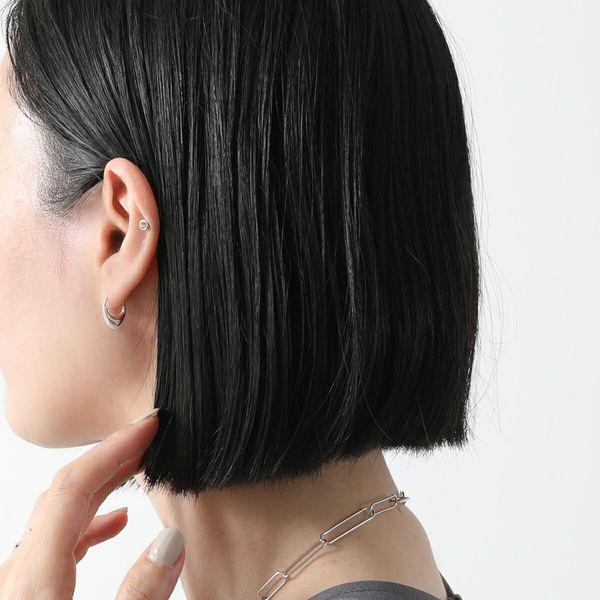 Otiumberg オティウムバーグ フープピアス Silver Small Roscida Drop