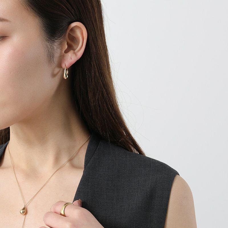 Otiumberg オティウムバーグ ピアス Roscida Drop Hoops ロッシーダ
