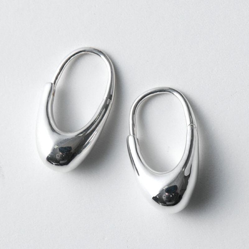 Otiumberg オティウムバーグ ピアス Silver Roscida Drop Hoops
