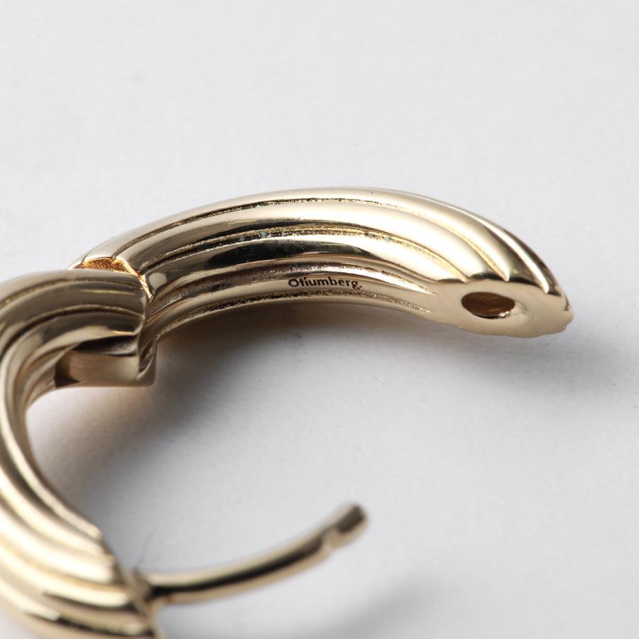 [新品] otiumberg twisted ridge フープピアス Otiumberg オティウムバーグ ピアス Twisted Ridge Hoops ツイスト